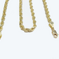 10k Gold Rope Chain Necklace 6mm 24 Inch SOLID Mens 10kt Yellow Gold Strong,REAL