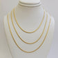 Solid 18k Gold Necklace Chain Miami Cuban Link 2mm 24 Inch Real 18kt Yellow Gold