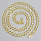 Real 10k Gold Chain Cuban Curb Link 9mm 18 in - 30 Inch Mens Solid 10kt Yellow