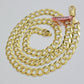 SOLID 14k Gold Necklace Cuban Curb Link Chain 9mm 10mm 11mm 18-30 Inch REAL 14kt