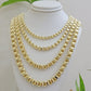 10k Yellow Gold Necklace Box Byzantine Chain 4mm 5mm 6mm 7mm 18 in- 30 in REAL