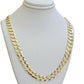 REAL 14k Gold Necklace Cuban Curb Link Chain Mens 9mm 20" - 30 Inch SOLID 14kt