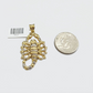 Real 10k Yellow Gold Scorpio Charm Pendant 10kt for Chain