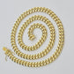 Real 10k Gold Chain Necklace Miami Cuban Link 7mm 18" - 30 Inch Mens 10kt Yellow