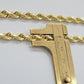 6mm 10k Gold Rope Chain Necklace SOLID Real 10kt Yellow Gold 18"-28" Diamond Cut