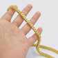 Real 10k Yellow Gold Franco chain Necklace 5mm 28 inch Men's 10 KT gold chain