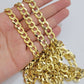 SOLID 14k Gold Necklace Cuban Curb Link Chain 9mm 10mm 11mm 18-30 Inch REAL 14kt