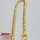 14k Yellow Gold Bracelet 8 Inch 7mm Miami Cuban Link With Box Lock REAL 14KT