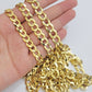 REAL 14k Gold Necklace Cuban Curb Link Chain Mens 9mm-11mm 18-30 Inch SOLID 14kt