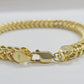 Real 10k Yellow Gold Bracelet 6mm Franco Style 8.5 inch 10kt Strong For Mens