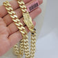 11mm Miami Cuban Royal Link Chain Necklace Box Lock Real 14K Yellow Gold On Sale