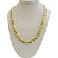 14k Yellow Gold Necklace 8mm Miami Cuban Link Chain 20 - 32 Inch REAL 14kt SOLID