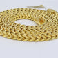 Real 10k Yellow Gold Franco chain Necklace 5mm 28 inch Men's 10 KT gold chain