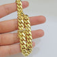 Solid 14k Gold Bracelet 9mm Miami Cuban Link 8.5 inch Mens Real 14kt Yellow Gold