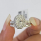 Real 14k White Gold Ring 2CT Diamond Engagement Wedding SET Ladies Women Genuine