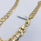 Real 10k Yellow Gold Necklace Cuban Curb Link Chain 10mm 26 inch Mens 10KT SOLID