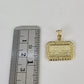 10k Last Supper Charm Pendant Nugget REAL 10Kt Yellow Gold Genuine