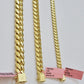 14k Yellow Gold Bracelet Miami Cuban Link 6mm -10 mm 7.5- 9 Inch REAL 14kt SOLID