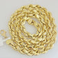 10K Yellow Gold Rope Chain Necklace 8mm 28" Choker REAL 10kt Diamond Cuts, Men's