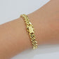 Real 10k Yellow Gold Bracelet 9mm Miami Cuban Link Men's 8.5" inch 10kt Unisex