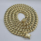 Real 10k Yellow Gold 8mm Miami Cuban Chain Necklace 18''-30'' inch 10kt Unisex