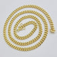 Mens 10k Gold Chain Necklace 6mm Miami Cuban Link 18 - 28 Inch REAL 10kt Yellow