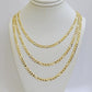 Figaro Link Chain 14k Yellow Gold Necklace 3.5mm 18 - 28 Inch SOLID 14kt STRONG