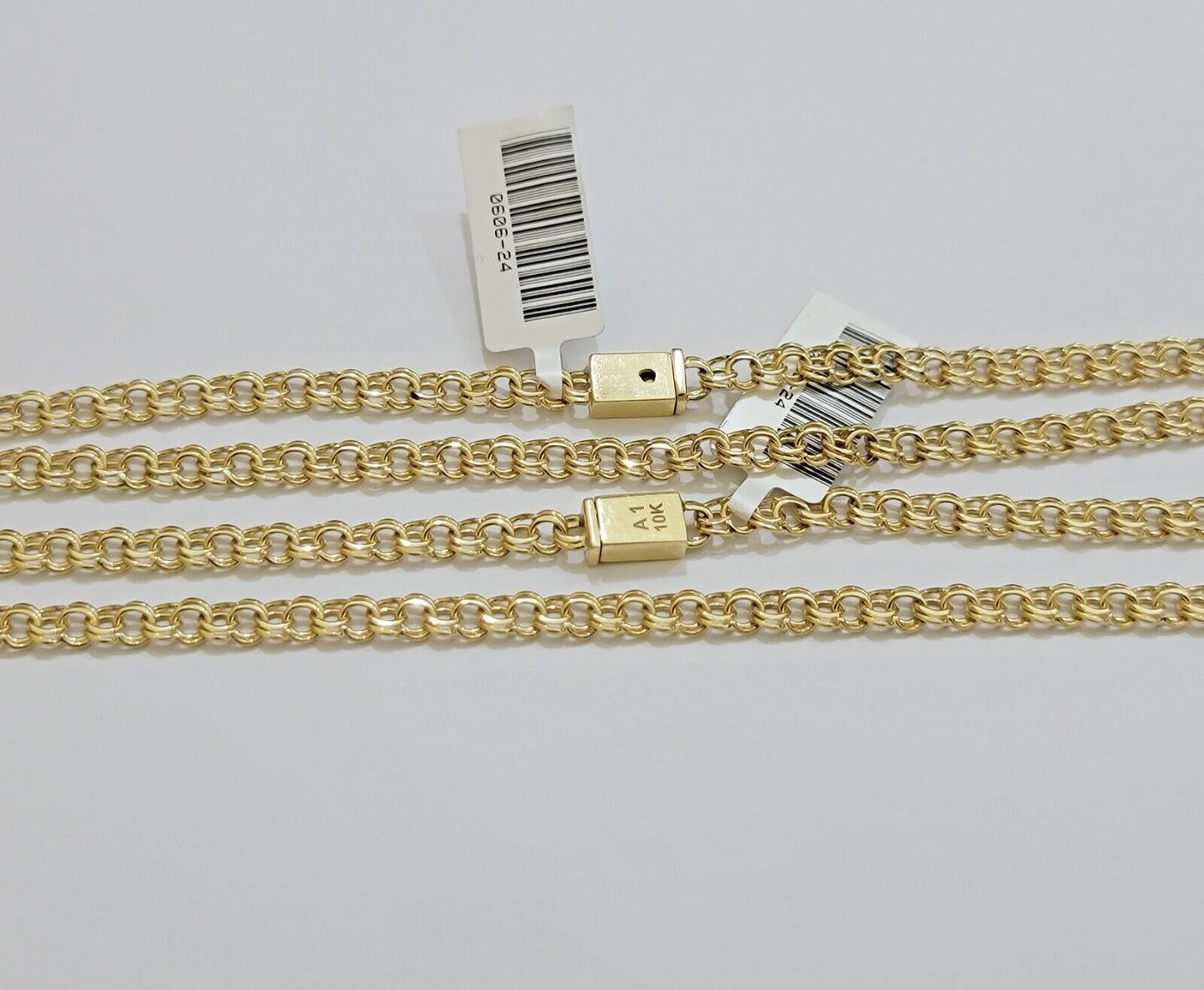 Real 10k Gold Necklace Chain Chino Link 5mm SOLID 16 - 24 Inch Men Women Kids