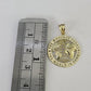 10k World is Yours Charm Pendant REAL 10Kt Yellow Gold Genuine