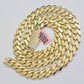 Real 14K Yellow Gold Royal Monaco Chain 10mm chain 24Inch Necklace Mens Puro ORO