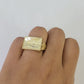 10k Last Supper Ring Casual Band Yellow Gold Genuine Brand New Religious