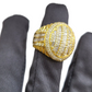 Real 10k Yellow Gold Diamond Ring White Genuine 3.42CT Diamonds 10kt Size 10