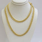 Mens 10k Gold Chain Necklace 6mm Miami Cuban Link 18 - 28 Inch REAL 10kt Yellow