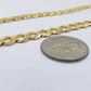 Real 10k Yellow Gold Necklace Cuban Curb Link Chain 10mm 26 inch Mens 10KT SOLID