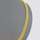 Real 10k Yellow Gold Franco chain Necklace 5mm 28 inch Men's 10 KT gold chain