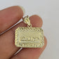 10k Last Supper Charm Pendant Nugget REAL 10Kt Yellow Gold Genuine