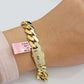 Real 14k Gold Bracelet 11mm Miami Cuban Link 8.5'' inch Men's 14kt Yellow Gold