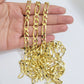 Figaro Link Chain 14k Yellow Gold 7mm Necklace 20 - 30 Inch SOLID 14kt STRONG