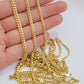 Real 18k Gold Chain Necklace Miami Cuban Link 2.5-4mm 18-26 Inch SOLID Men Women