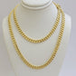 Mens 10k Gold Chain Necklace 6mm Miami Cuban Link 18 - 28 Inch REAL 10kt Yellow