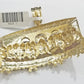 Real 10kt yellow gold Last Supper pendant charm 3D style