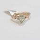 Tear Drop / Pear shape Ladies Diamond Ring GENUINE 1CT Diamond 14k Rose Gold SET