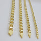 10k Yellow Gold Necklace Box Byzantine Chain 4mm 5mm 6mm 7mm 18 in- 30 in REAL