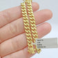 10k Yellow Gold Miami Cuban Link Bracelet 8" Inch 6mm Real 10kt Box Lock Men