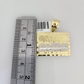 10K Solid Gold Miami Cuban Chain SET Last Supper Pendant Charm 18"-26" 2.5mm