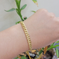 Real 10k Yellow Gold Bracelet Miami Cuban Link 8 Inch 7mm For Men & Women 10 KT