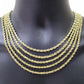 Real 10K Yellow Gold Rope Chain 4mm Necklace 16-30'' Inches Lobster Lock 10kt