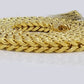 Real 10k Yellow Gold Franco chain Necklace 5mm 28 inch Men's 10 KT gold chain