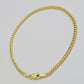 Real 14k Yellow Gold Bracelet Miami Cuban Link 8 Inch 3mm 14kt For Men Women