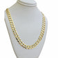 REAL 14k Gold Necklace Cuban Curb Link Chain Mens 9mm 20" - 30 Inch SOLID 14kt